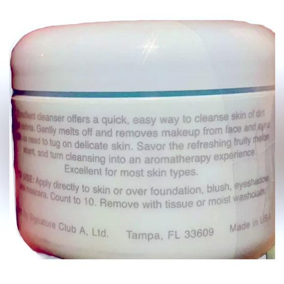 🌐SIGNATURE CLUB A🌐 5 ESSENTIALS FACE & EYES MELON MELTDOWN CLEANSING CREAM - Picture 2 of 2